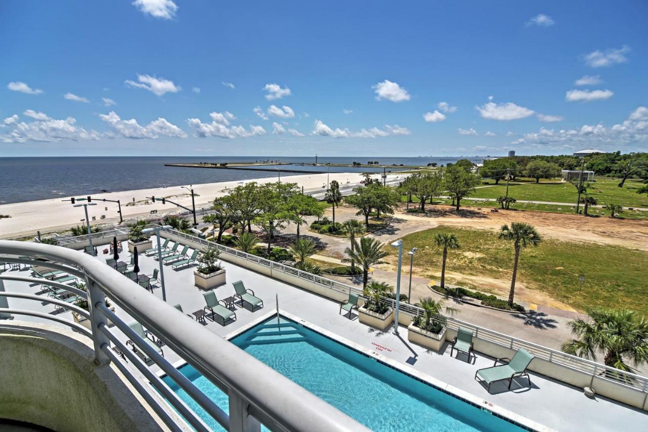 Beachside Biloxi Club Condo Balcony With Ocean View Buitenkant foto