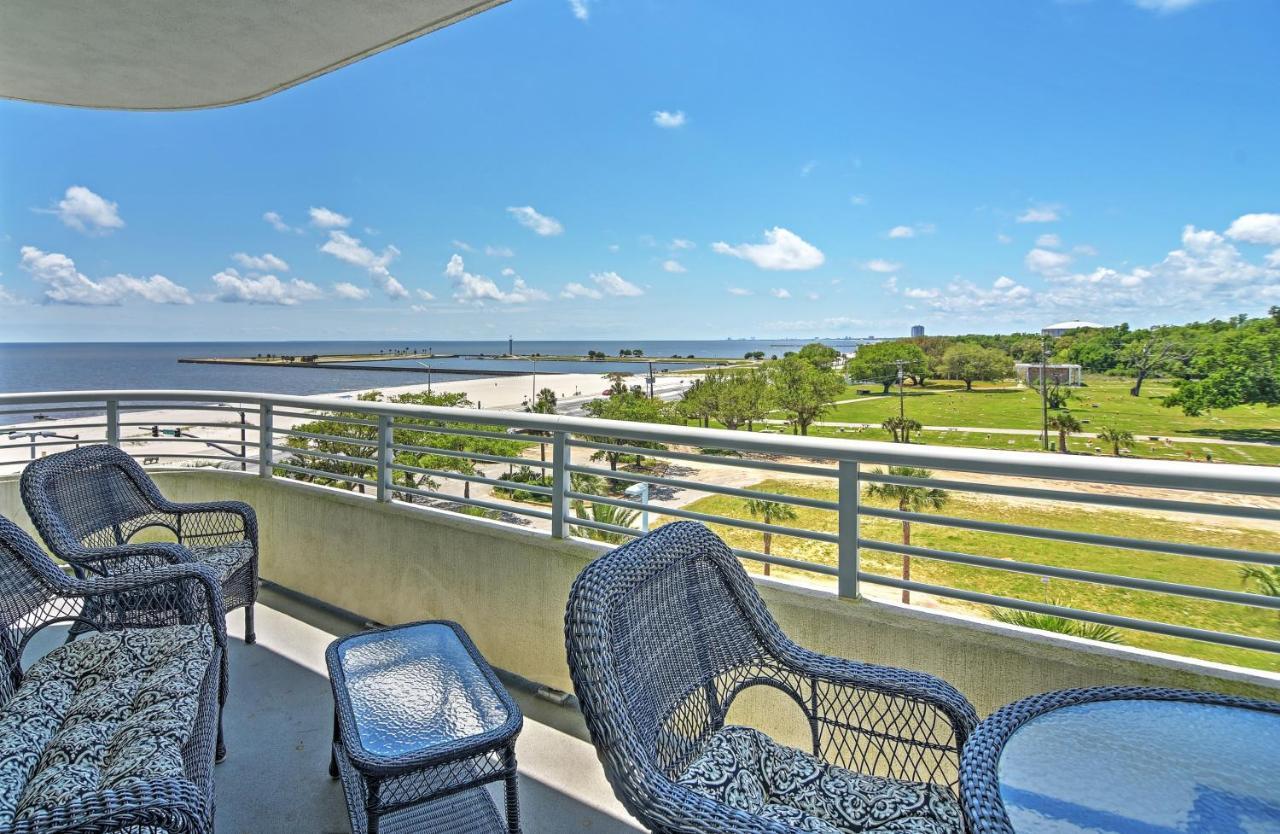 Beachside Biloxi Club Condo Balcony With Ocean View Buitenkant foto